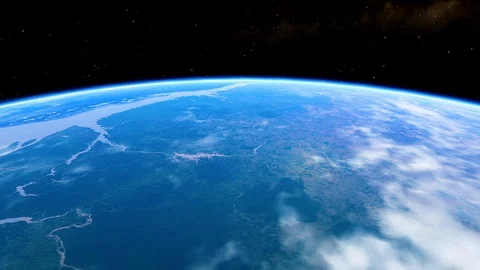 Planet Earth rotating. Amazonas River. Stock Footage 123090852