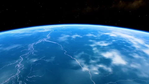 Planet Earth rotating. Amazonas river. Stock Footage 123090924