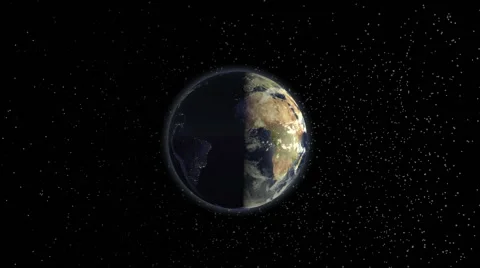 Planet Earth rotating animation focus europe Stock Footage 43519160