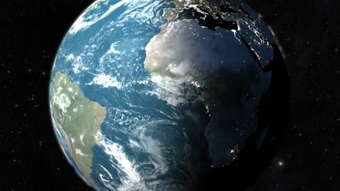 Planet earth rotating animation Stock Footage 160553494