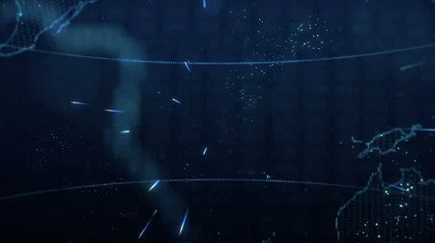 Planet earth rotating animation future technology business concept Stock Footage 66687867