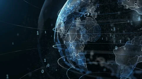 Planet Earth Rotating Animation Future T Stock Video Pond5