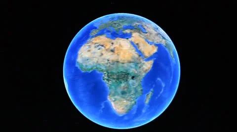 Planet Earth rotating Stock Footage 24950116