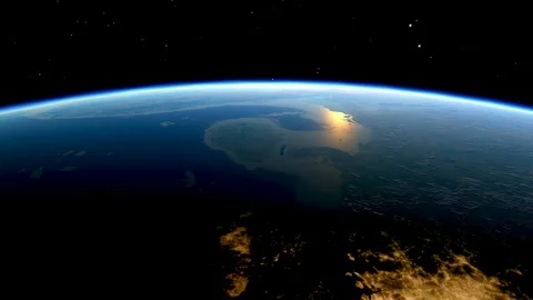 Planet Earth rotating Stock Footage 123090189