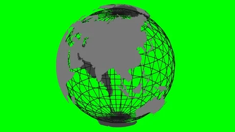 Planet earth rotation cycle Video stock 263519138