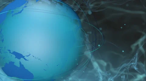 Planet earth Rotation Video stock 58333083