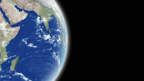 Planet earth rotation in space Stock Footage 171015912