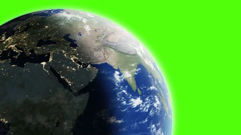Planet earth rotation in space Stock Footage 171058681