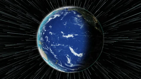 Planet earth rotation in space Stock Footage 171060440