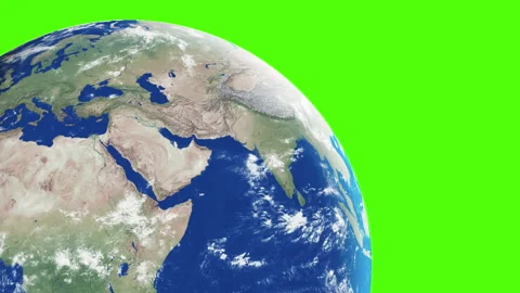 Planet earth rotation in space Stock Footage 172107236