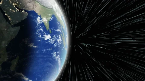 Planet earth rotation in space Stock Footage 172149441