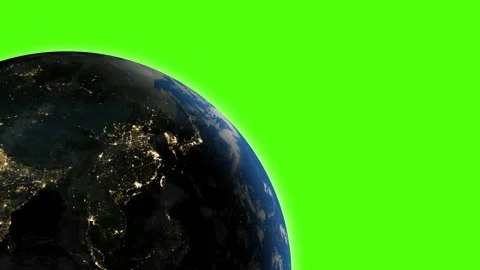 Planet earth rotation in space Stock Footage 232796490