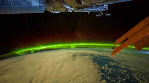 Planet Earth seen from the International Space Station Stock Footage 103988331