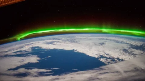 Planet Earth seen from the International Space Station Stock Footage 107451012