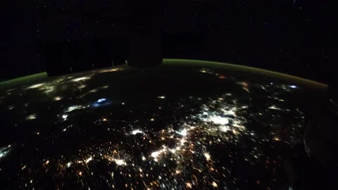 Planet Earth seen from the International Space Station Video stock 156683997