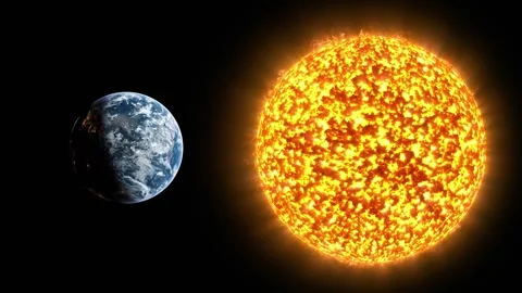 Planet earth seen rotation with moon and stars glitter from space. 库存影片 344091240
