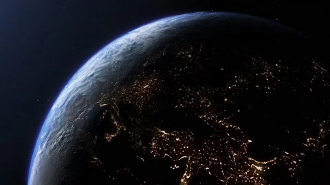 Planet Earth seen from the space Stock Footage 143316670