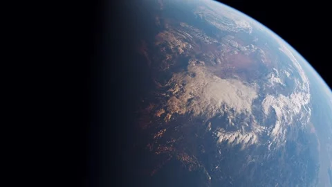 Planet earth seen from space Stock Footage 270461369