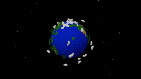 Planet Earth seen from space Stock Footage 325039617