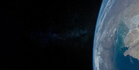 Planet Earth on space background. Elements of this image furnished by NASA. Stock Photos