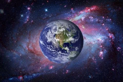 Planet Earth from space. Elements of this image furnished by NASA. 库存照片
