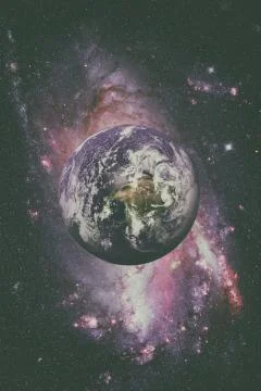 Planet Earth from space. Elements of this image furnished by NASA. Stockfoto's