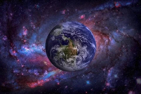 Planet Earth from space. Elements of this image furnished by NASA. Earth a... Stockfoto's