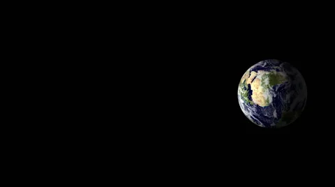 Planet earth in space Video stock 44953179