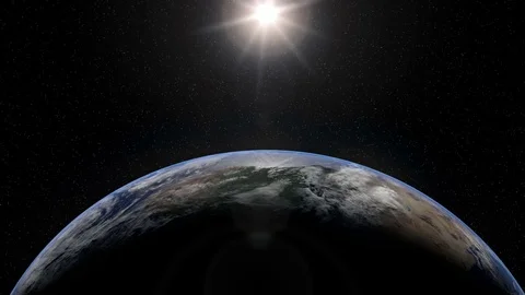 Planet Earth from Space Stock Footage 76849023