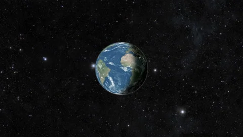 Planet earth from space Stock Footage 106934628
