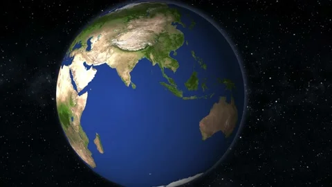 Planet earth from space. Stock Footage 168003596