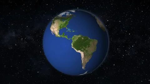 Planet earth from space. Stock Illustration