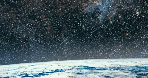 Planet earth from the space at night Some elements are furnished by NASA. Stock Footage 102067516
