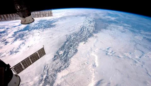 Planet Earth from space Stock Photos