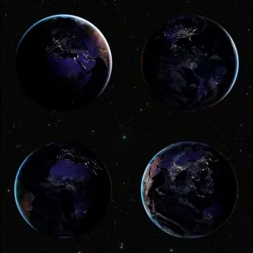 Planet Earth from space Stock Photos