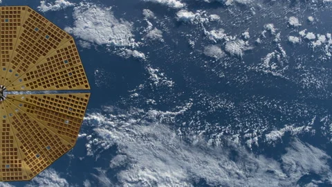 Planet Earth from space. Real footage. Video elements by NASA. Stock Footage 304587591