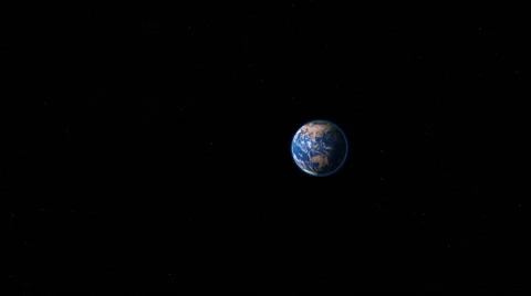 Planet Earth Space Stars Stock Footage 55201046