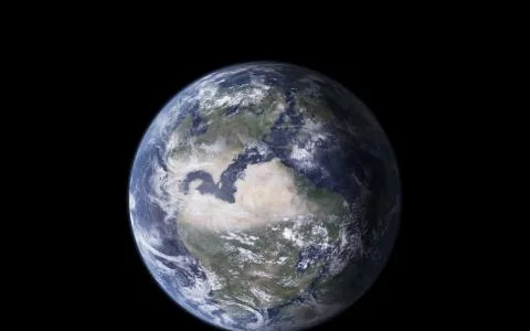 Planet, earth, space, surface, universe Stock Illustration