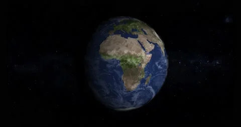 Planet Earth spinning Stock Footage 145830237