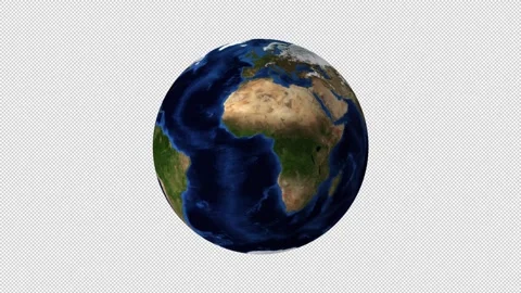 planet earth spinning realistic 4k anima... | Stock Video | Pond5