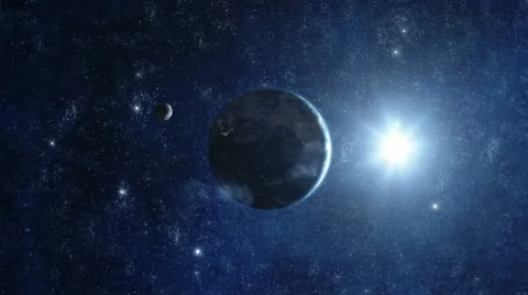 Planet Earth - Sunrise Video stock 10714728