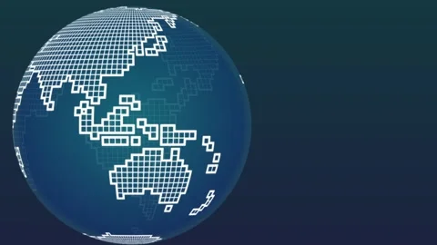 Planet earth technology video Stock Footage 279146935