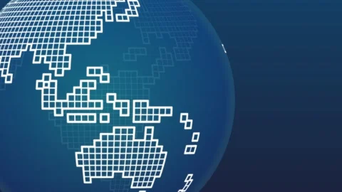 Planet earth technology video Stock Footage 279146941