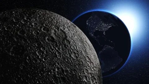 Planet Earth in universe or space, Earth and galaxy in a nebula clouds. Stock Illustration