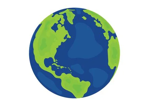Planet Earth Vector Stock Illustration