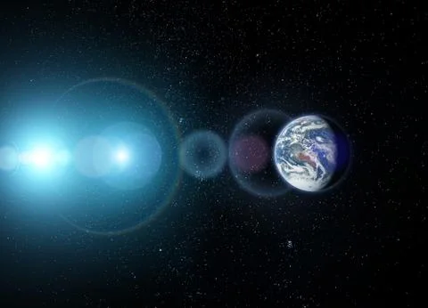 Planet Earth, view from space (Elements of this image furnished by NASA) 스톡 사진