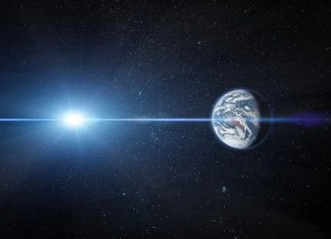 Planet Earth, view from space (Elements of this image furnished by NASA) Foto stock