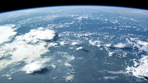 Planet Earth. View from space. Real video footage. Stock Footage 287110492