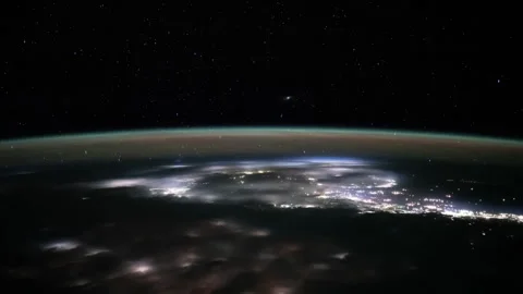 Planet Earth. View from space. Real video footage. Stock Footage 287112638