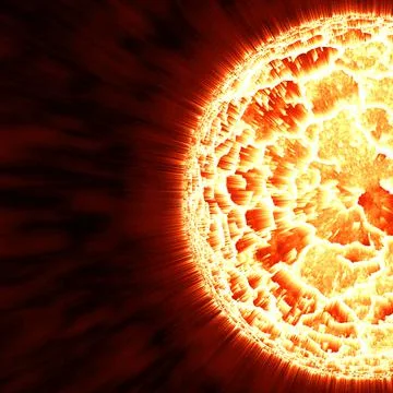 Planet Explode in Space, Seamless Graphics Illustrazione stock